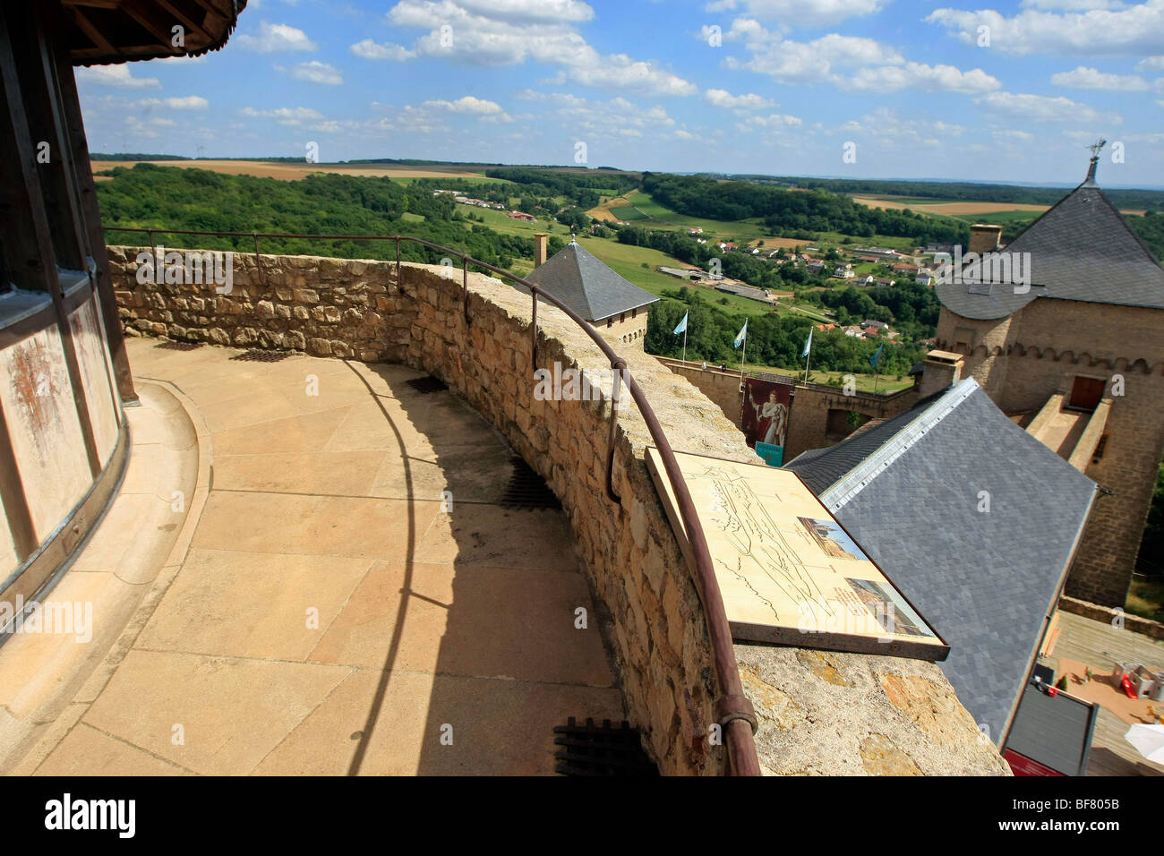 Manderen (57) : 'Château de Malbrouck' castello Foto Stock