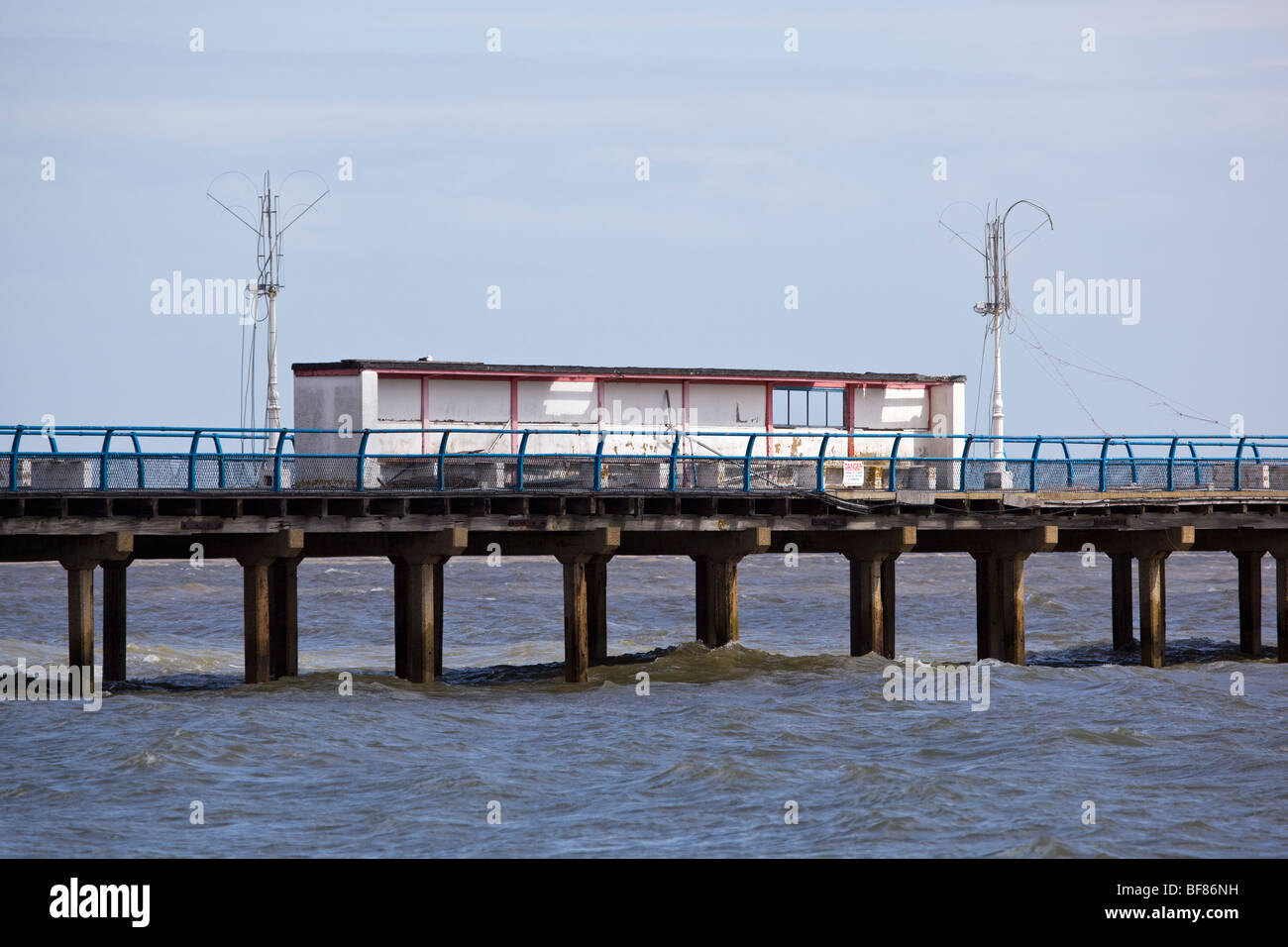 Pier Felixstowe Suffolk Foto Stock