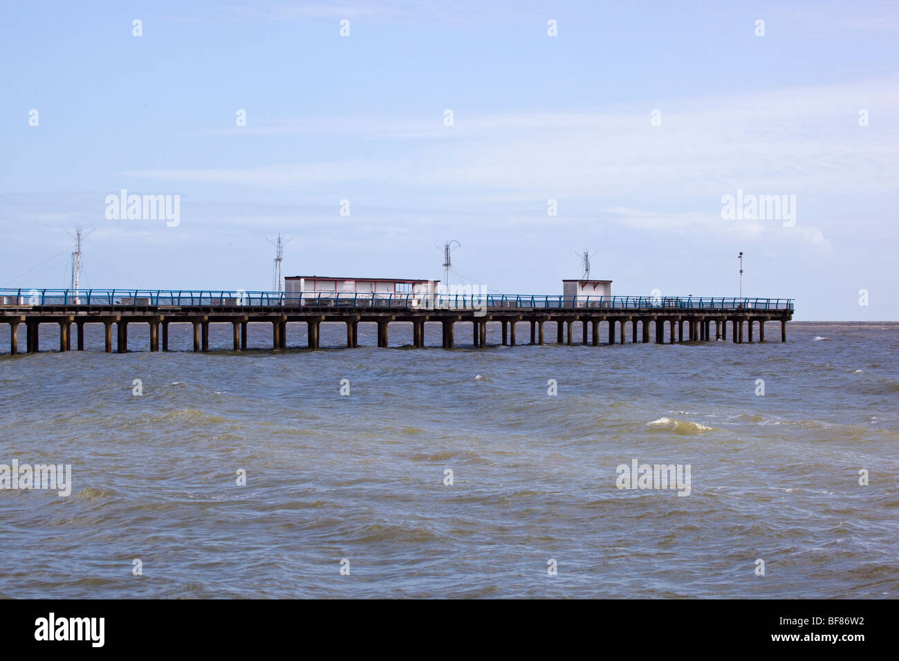 Pier Felixstowe Suffolk Foto Stock