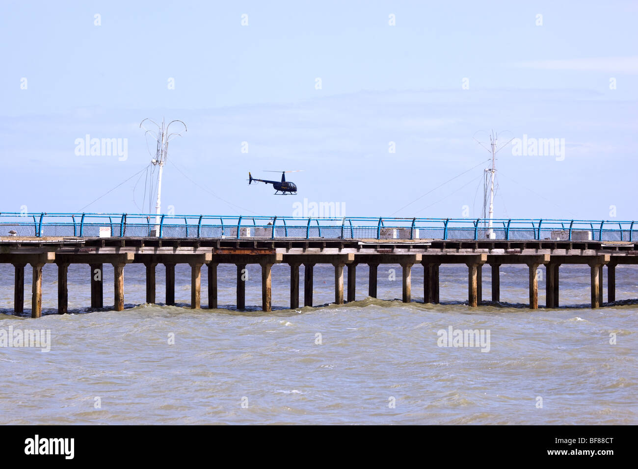 Pier Felixstowe Suffolk Foto Stock