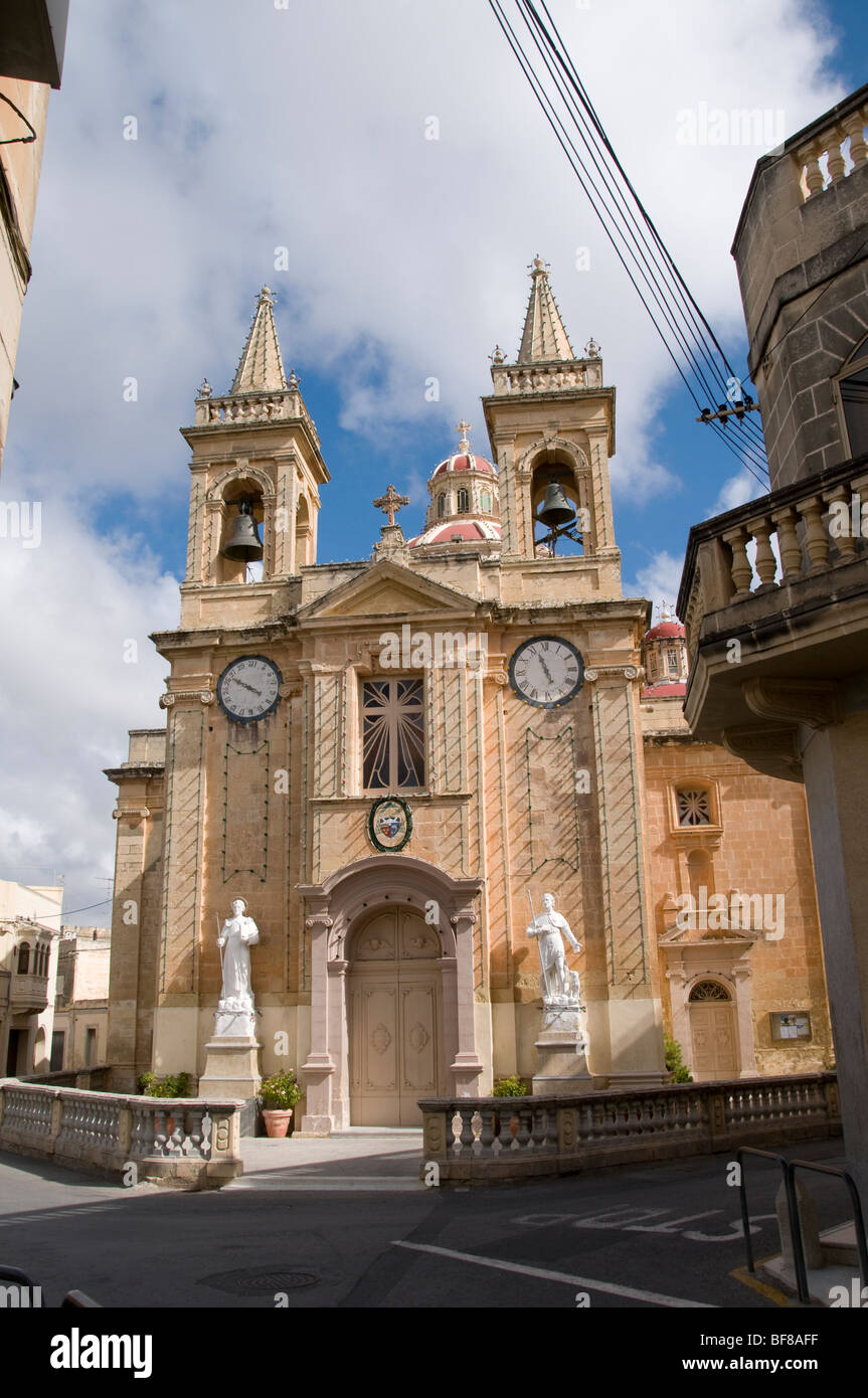 Mdina Rabat Malta città fortificata città fort castello Foto Stock