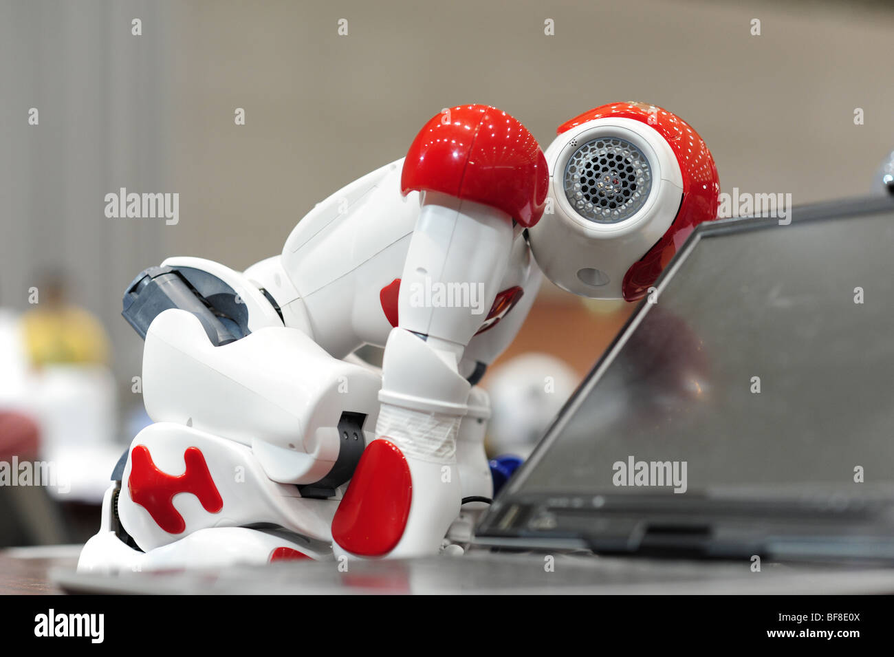 RoboCup 2009, Graz, il robot nel campionato del mondo, robotica Foto Stock