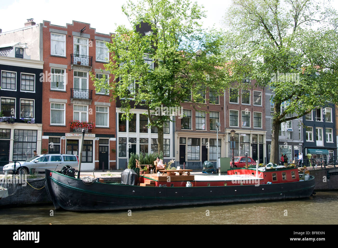 Il Jordaan Amsterdam Holland Olanda shop store mercato città olandese di città Foto Stock