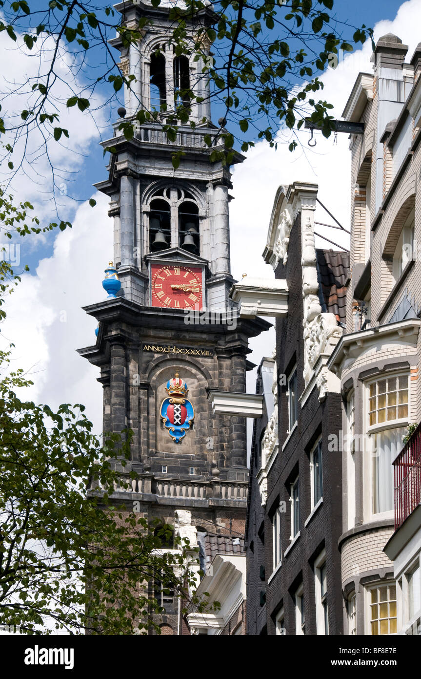 Wester Kerk Chiesa Amsterdam Olanda Paesi Bassi Foto Stock