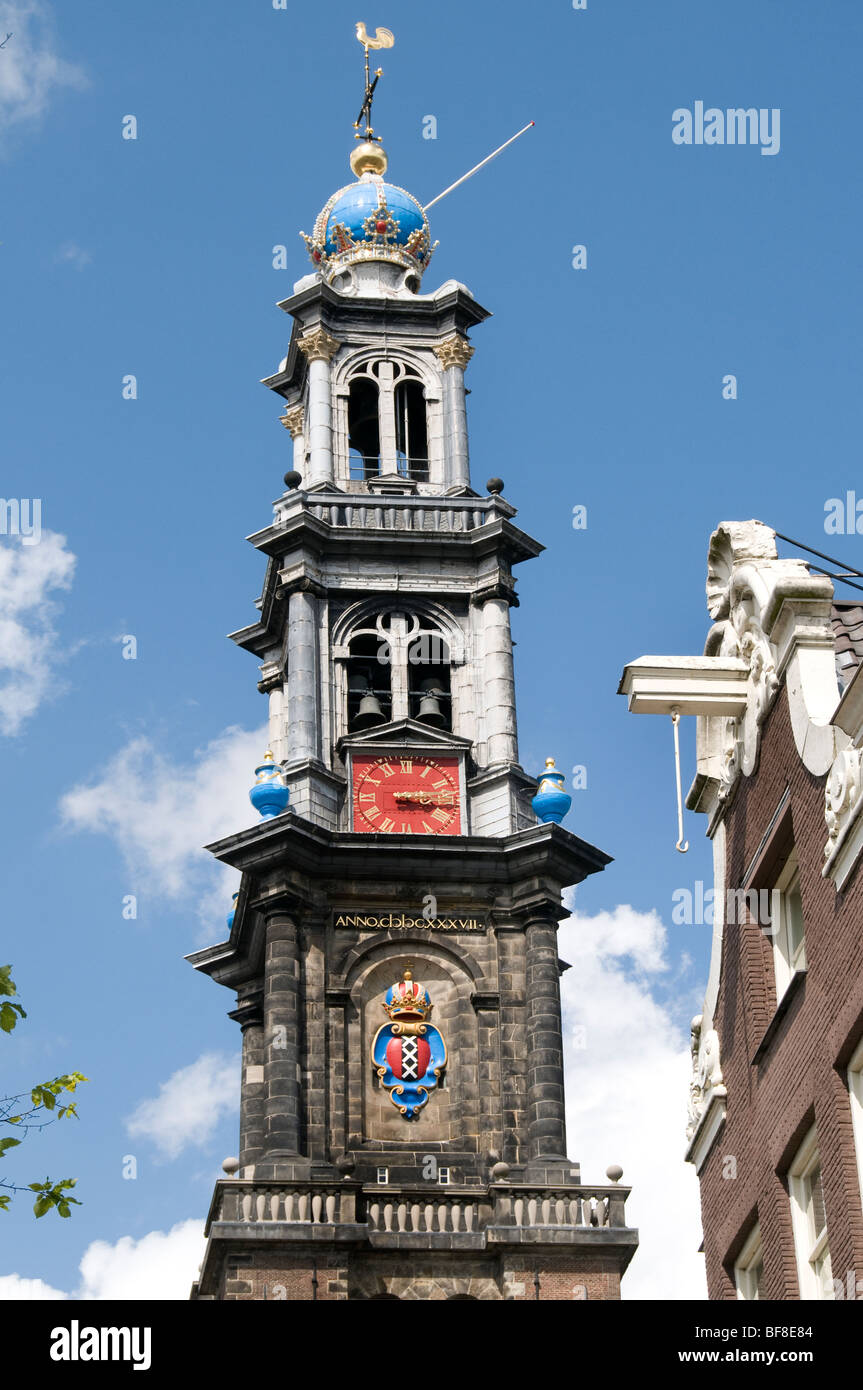 Wester Kerk Chiesa Amsterdam Olanda Paesi Bassi Foto Stock