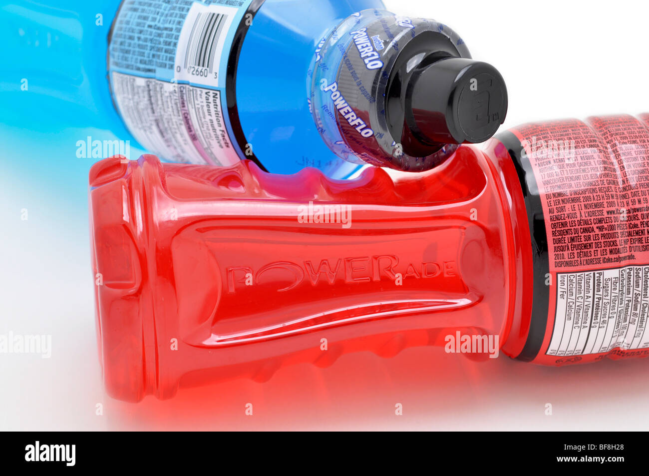 Energia, Sport, bevande di potenza Foto Stock
