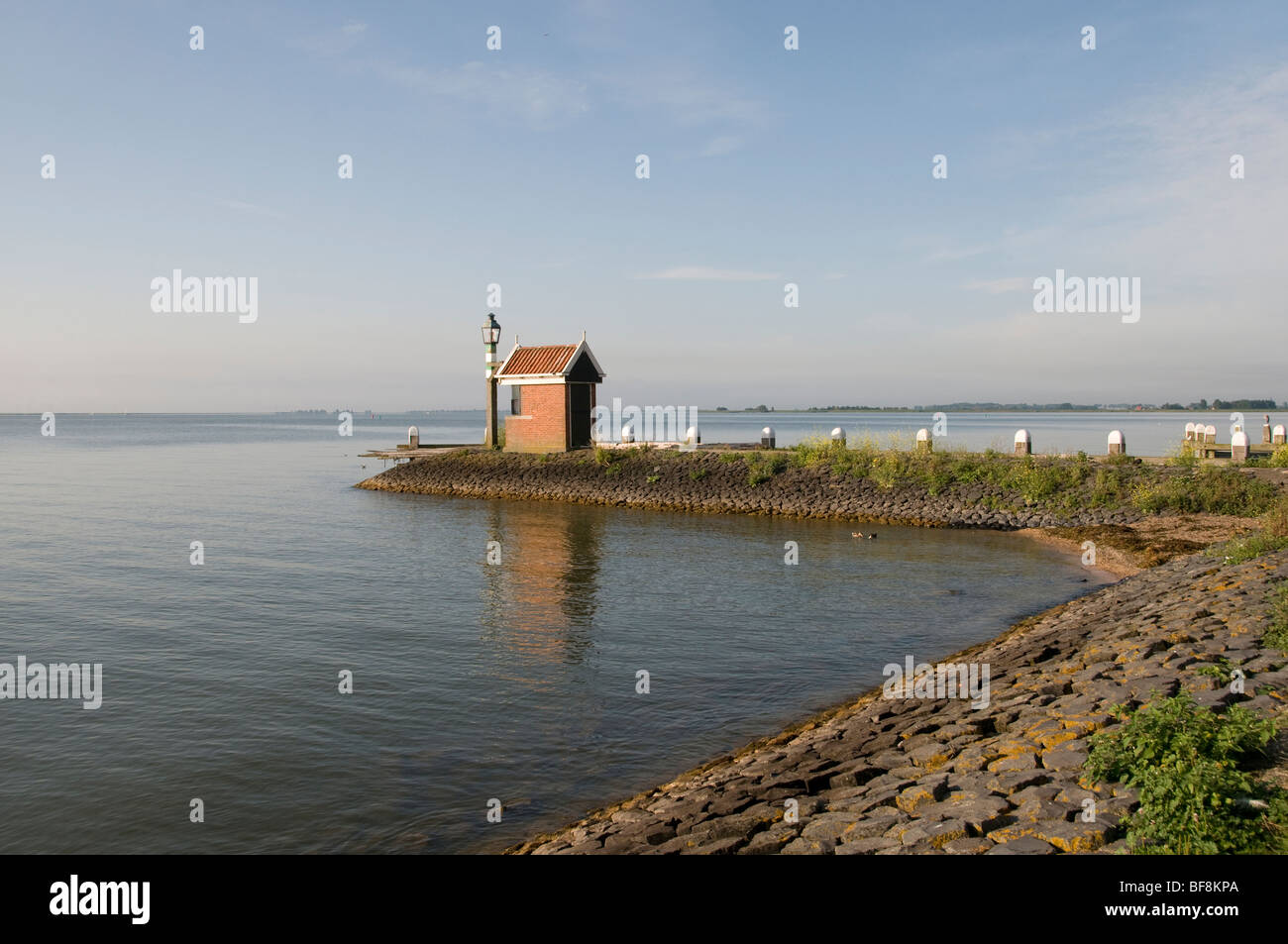 Volendam Holland Olanda olandese pesca Port Harbour IJsselmeer Foto Stock