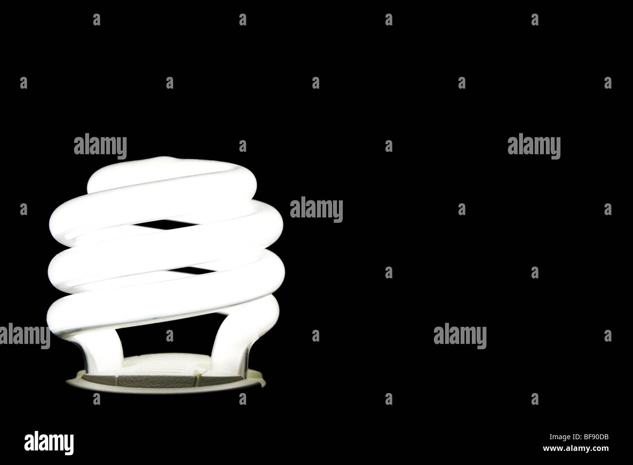 Luce a risparmio energetico lampada Foto Stock