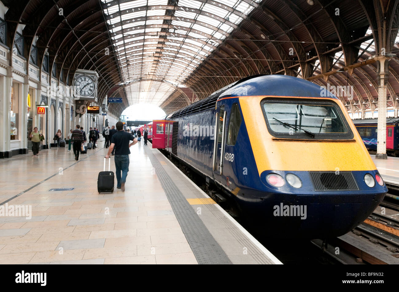 La stazione di Paddington, London, England, Regno Unito Foto Stock
