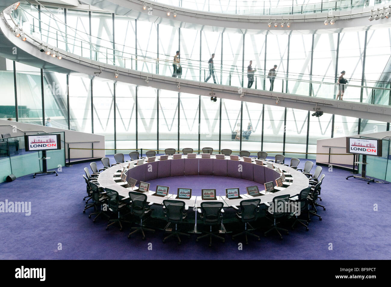 Interno del Municipio di Londra, Inghilterra, Regno Unito Foto Stock