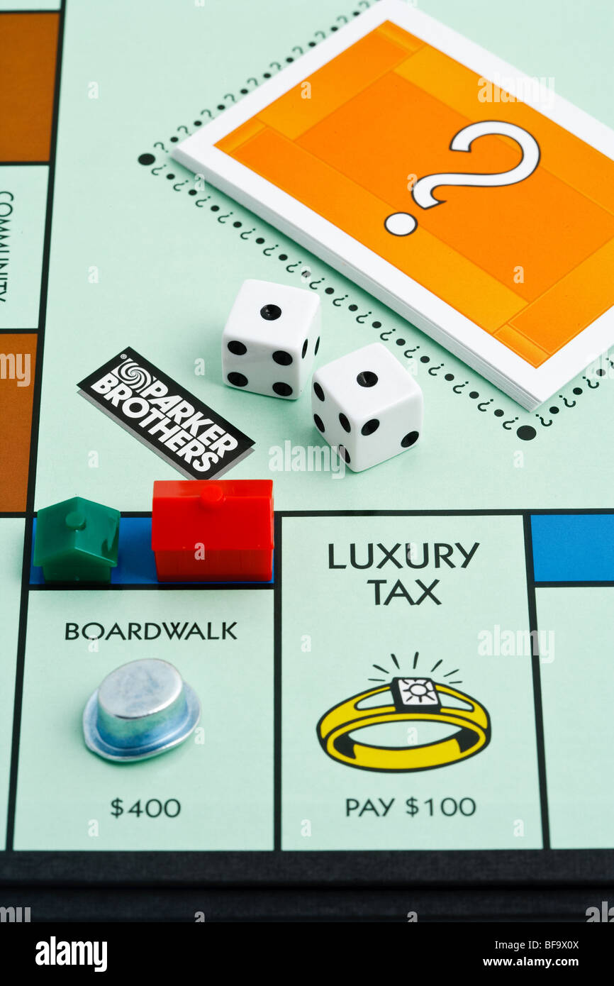 Gioco di Monopoli Foto Stock