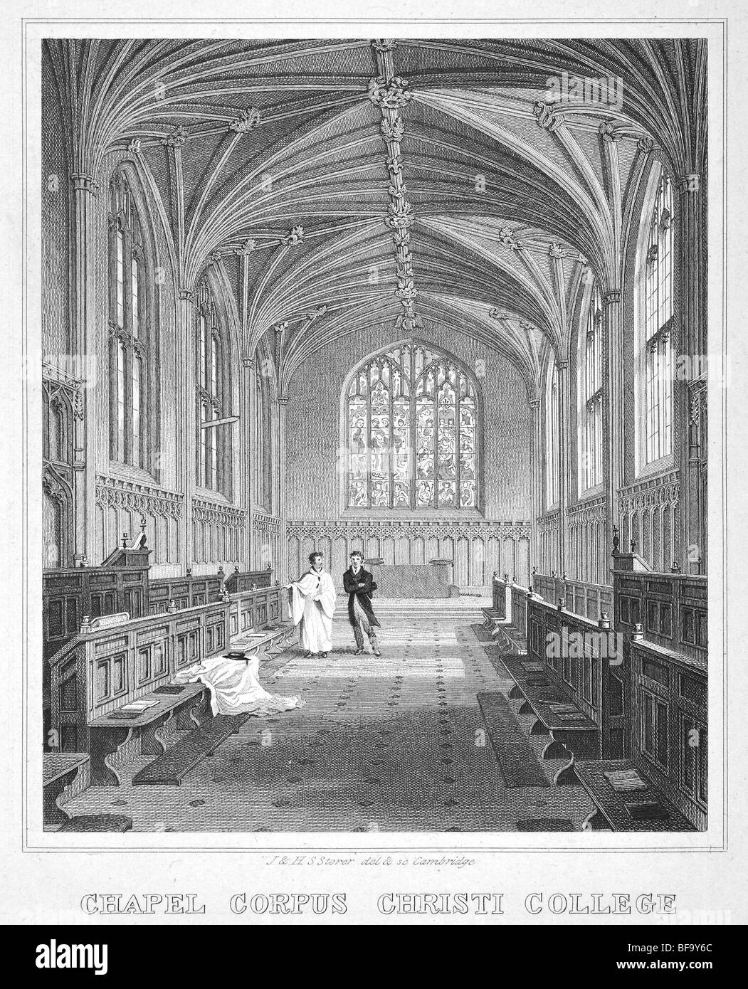 Il Corpus Christi College di Cambridge - Cappella Foto Stock