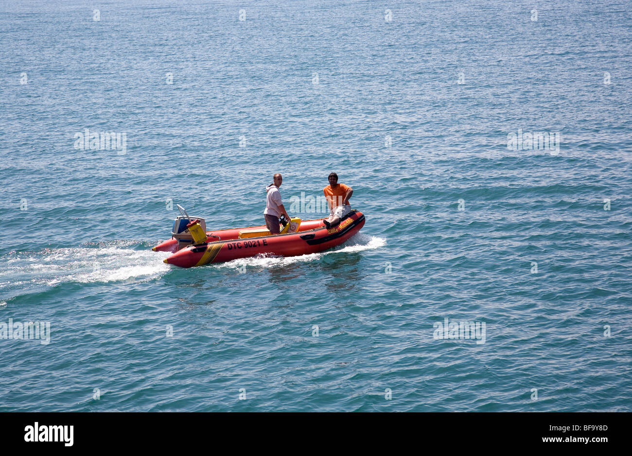 National Sea Rescue dinghy Foto Stock