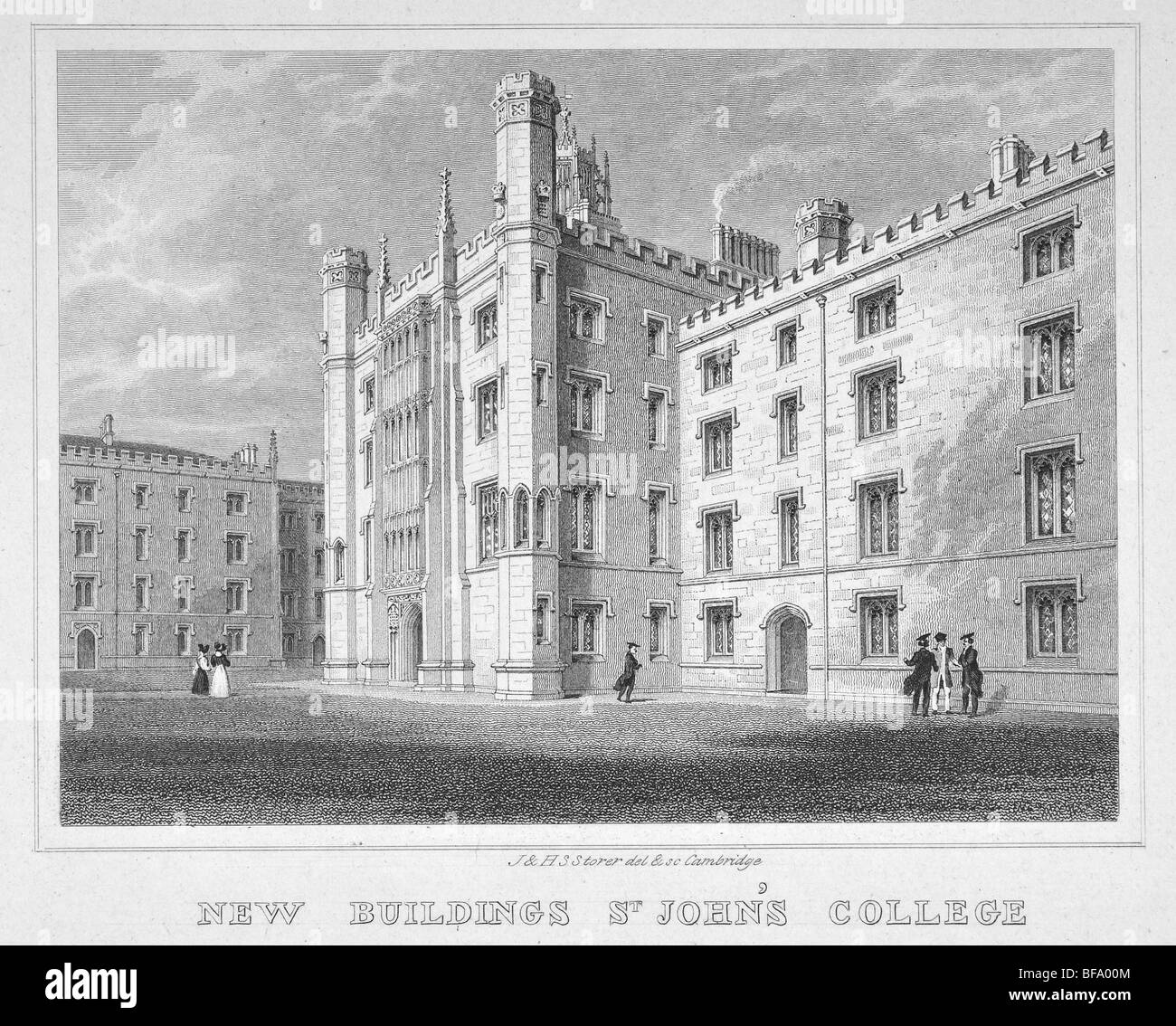 St John's College di Cambridge - Nuovi edifici Foto Stock