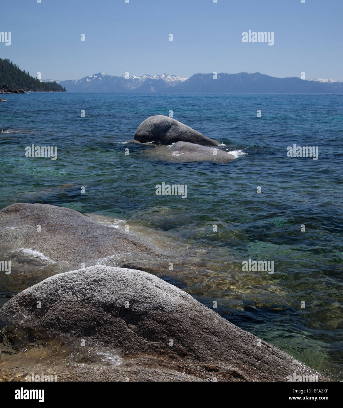 Massi di granito a Lake Tahoe parco statale, Nevada Foto Stock