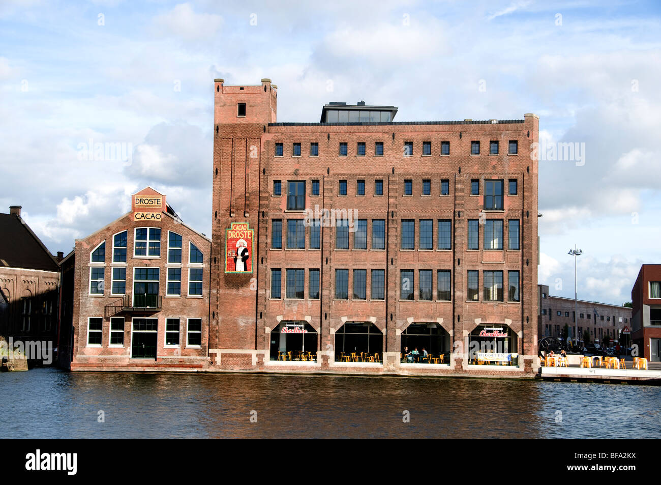 Haarlem Droste paesi bassi nederland olandese Holland chocolade fabbrica di impianto Foto Stock