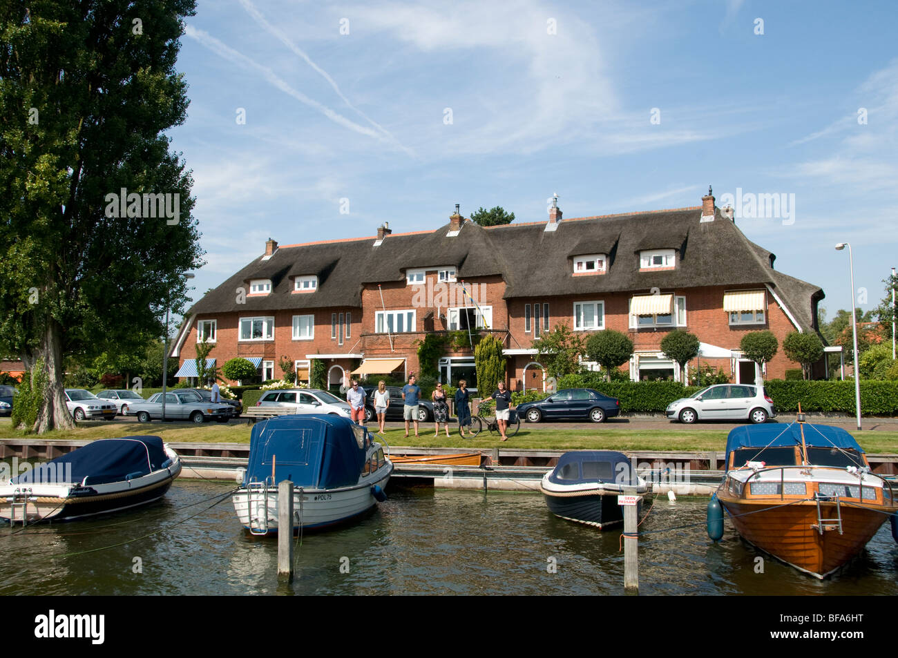 Haarlem Paesi Bassi Olanda Town City Spaarne Foto Stock