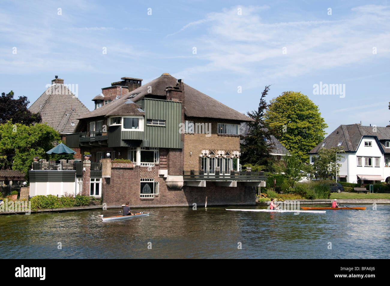 Haarlem Paesi Bassi Olanda Town City Spaarne Foto Stock