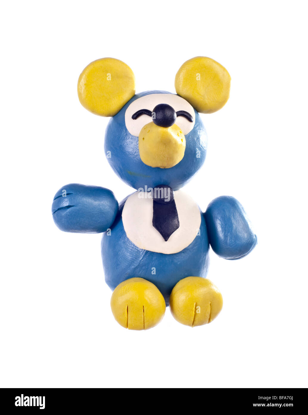 Simboli dell'oroscopo cinese. Plastilina rat Foto Stock