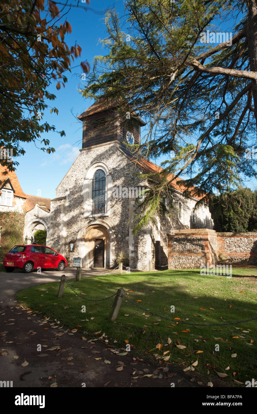 Chiesa di Santa Maria in Berkshire Upcross villaggio di Hurley, Regno Unito Foto Stock