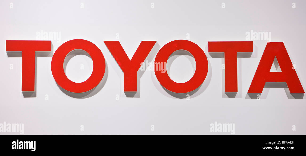 Logotipo della Toyota . Foto Stock