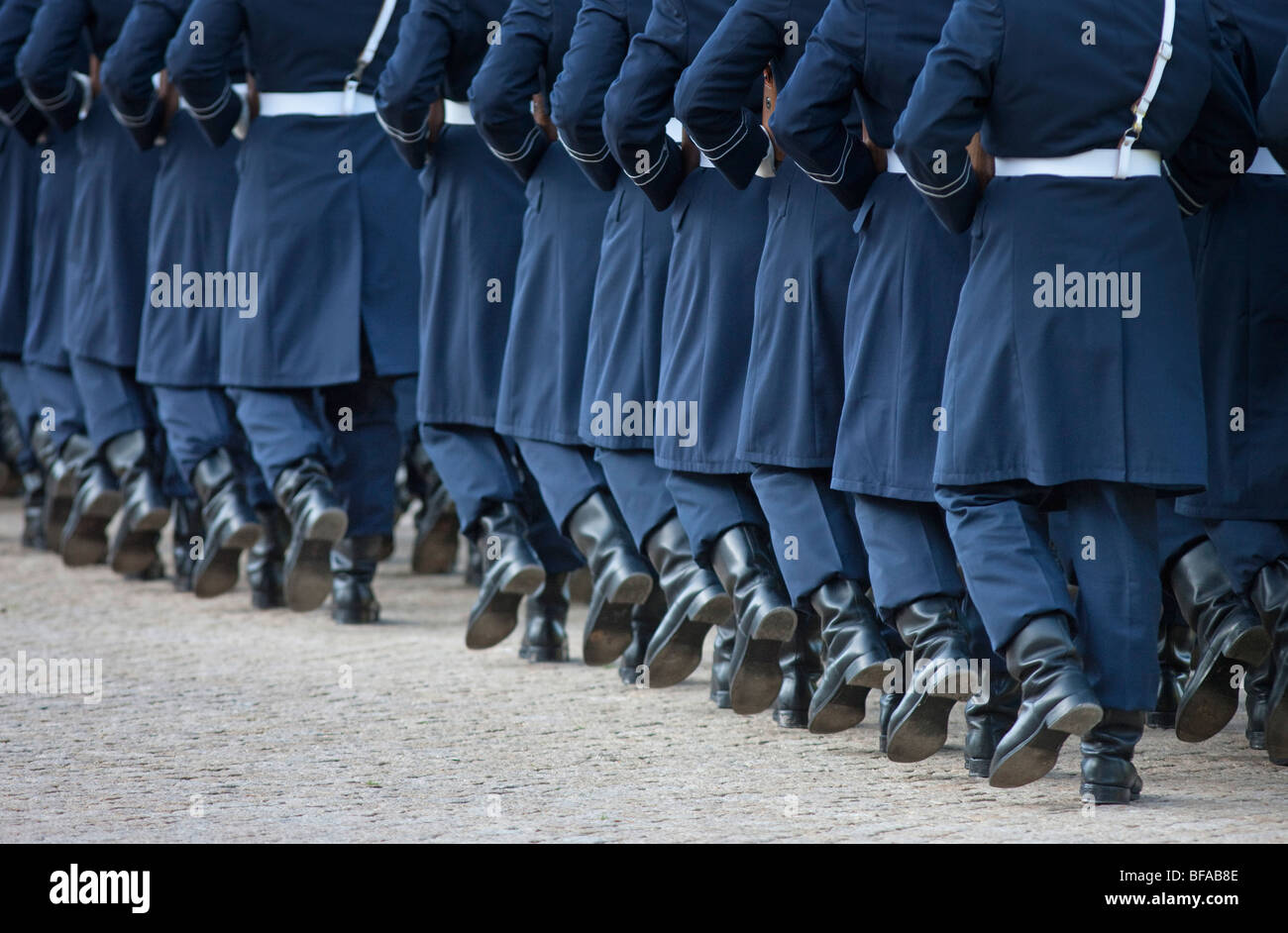Esercito di reclutamento delle forze armate tedesche nel Castello Bellevue, Germania Foto Stock