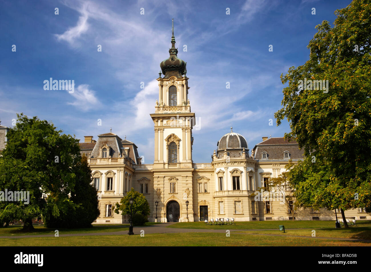 Festetics palazzo barocco (1745-1887) - Keszthely, lago di Balaton, Ungheria Foto Stock