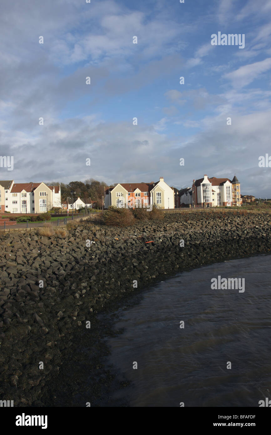 Nuovo alloggiamento sviluppo St David's Harbor, Dalgety Bay, Fife Scozia Ottobre 2009 Foto Stock
