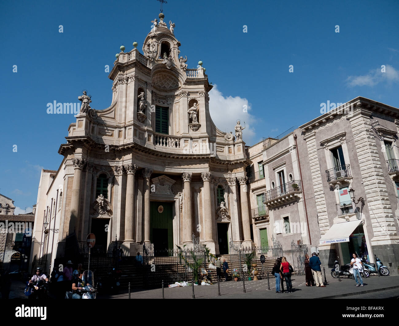 Chiesa di Santa Maria, Catania, Sicilia, Italia Foto Stock