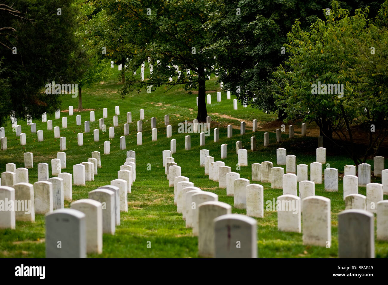 Arlington National Cemetery, Washington DC Foto Stock