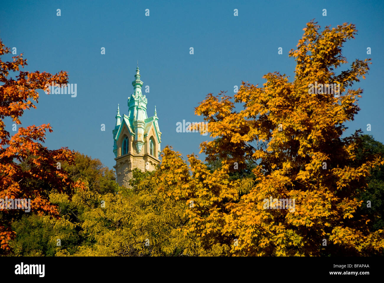 Old North Point Water Tower a Milwaukee, Wisconsin, STATI UNITI D'AMERICA Foto Stock