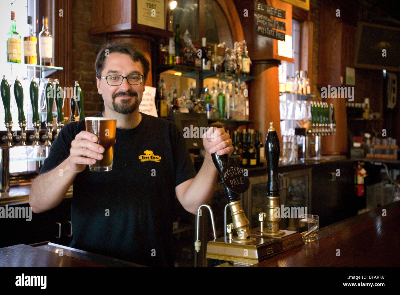Grizzly Peak Brewpub, Ann Arbor, Michigan, Stati Uniti d'America Foto Stock