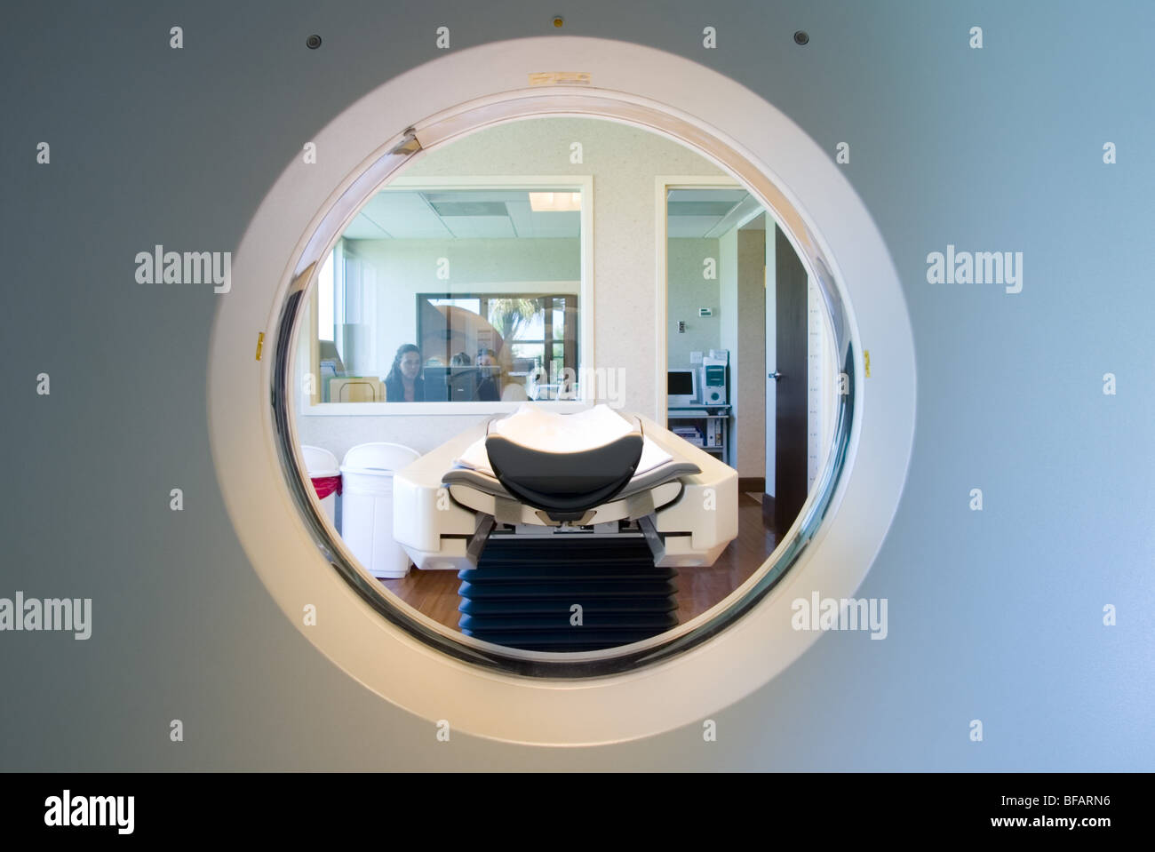 Nuovo dispositivo di imaging medicale, cat macchina di scansione. Foto Stock