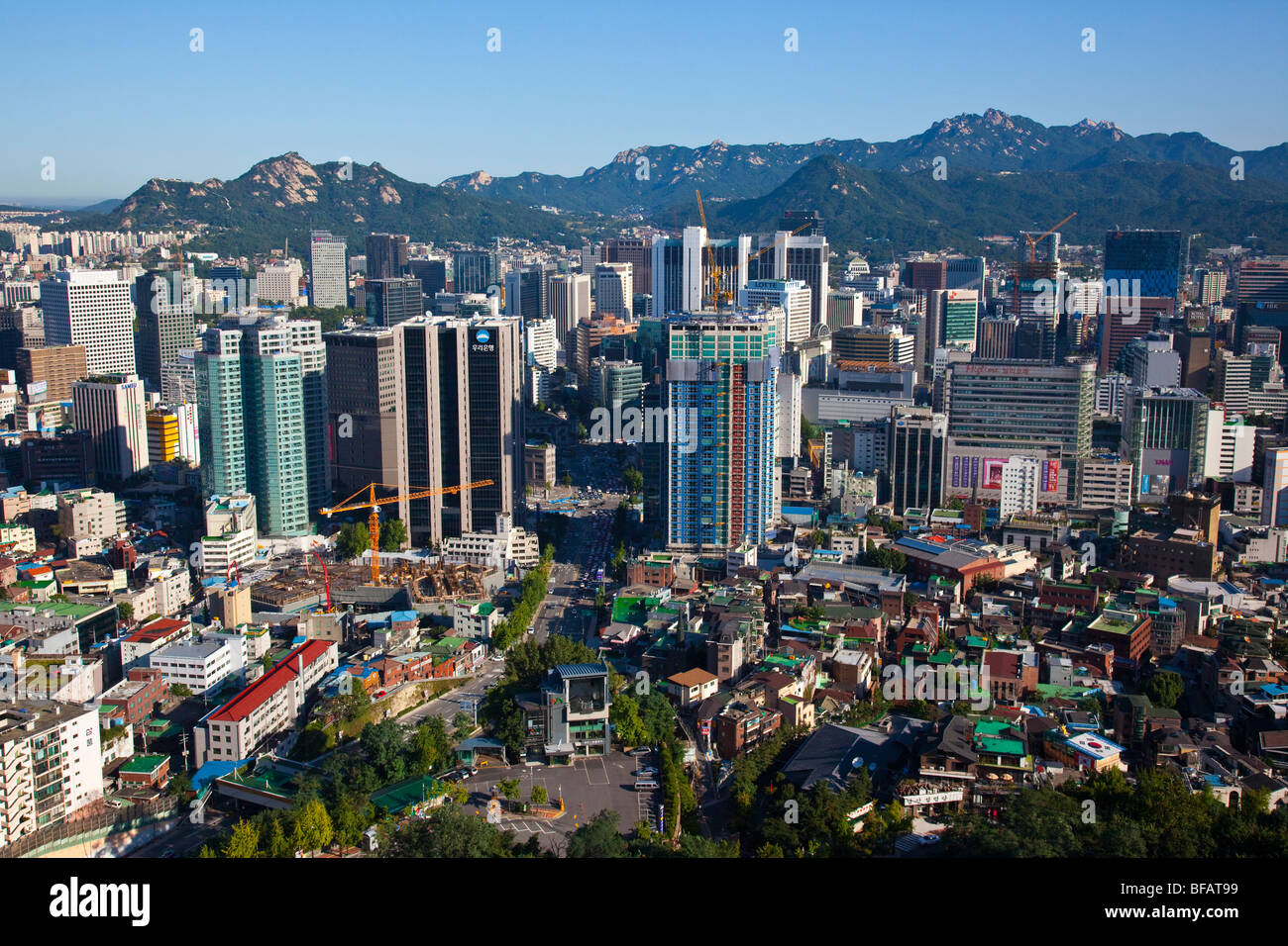 Skyline Seoul COREA DEL SUD Foto Stock