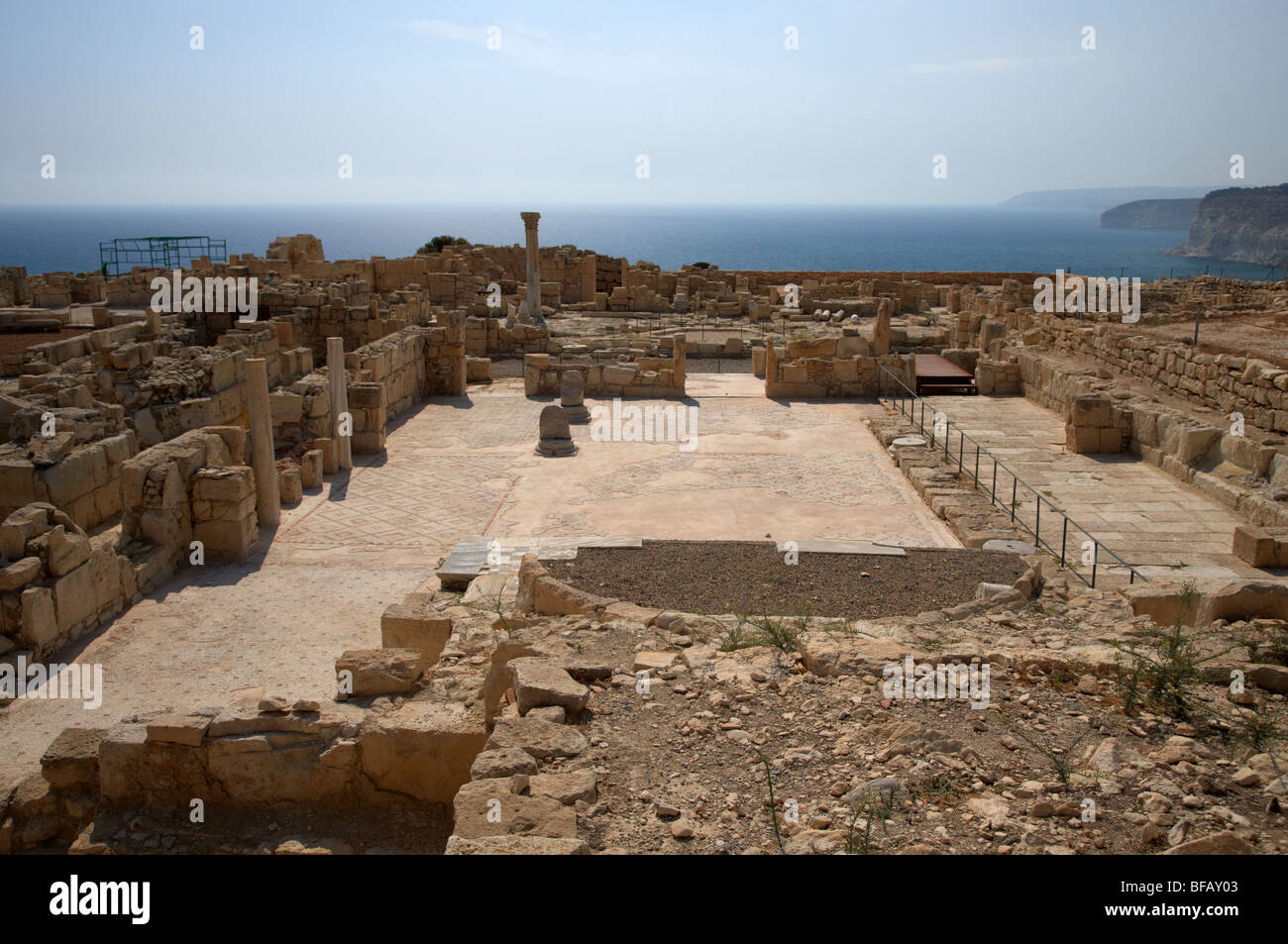 Foro romano agorà di kourion repubblica di Cipro in Europa Foto Stock