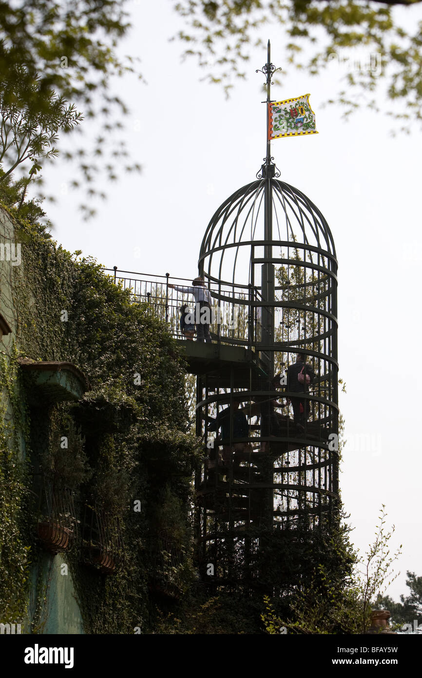 Esterno di Hayao Miyazaki il Ghibli Museum, a Tokyo, Giappone. Mercoledì 8 aprile 2009. Foto Stock