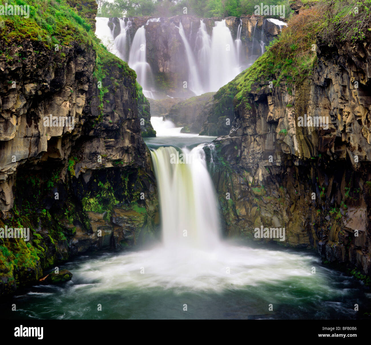 White River Falls, Oregon, Stati Uniti d'America Foto Stock