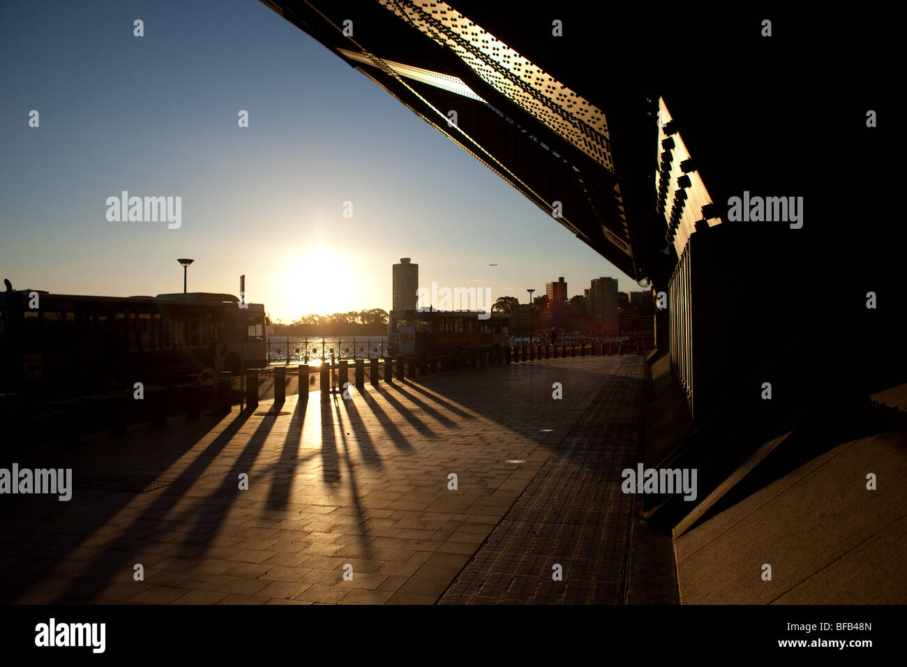Il Sydney Harbour Bridge struttura Foto Stock