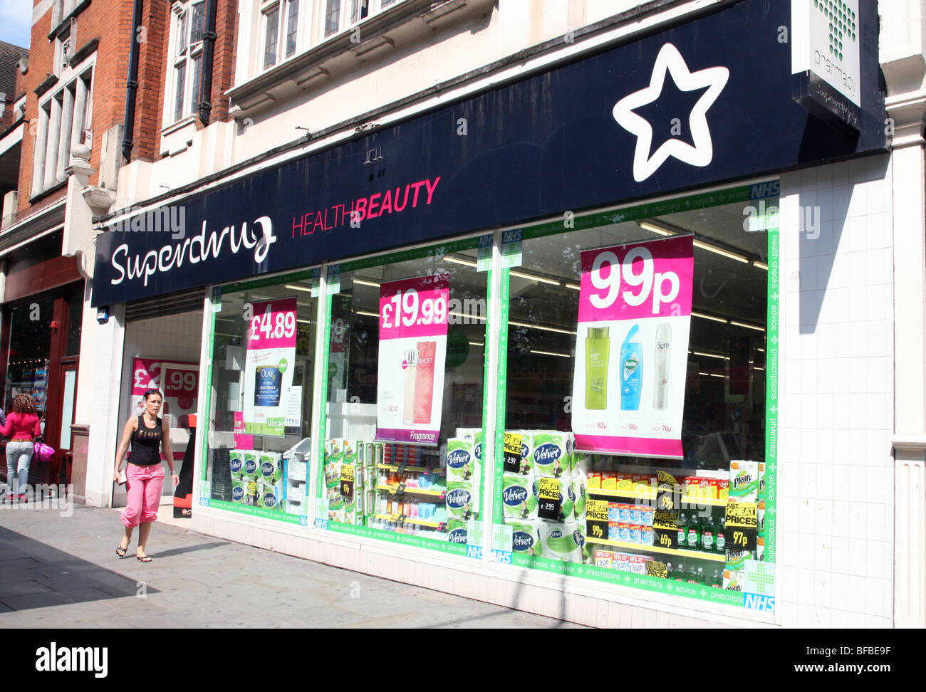 Ramo di Superdrug, Londra Foto Stock