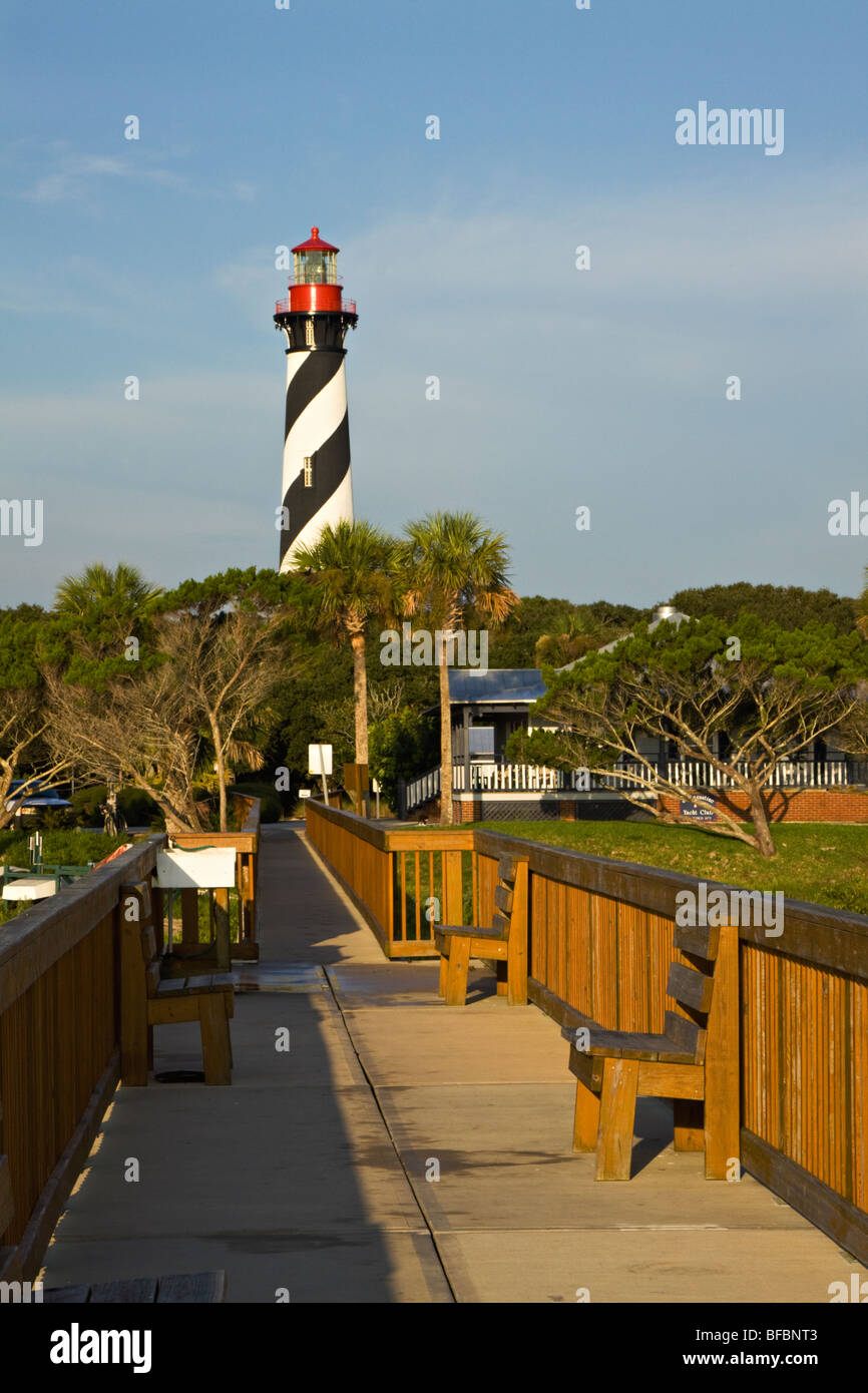 Faro di Sant'Agostino in Florida. Foto Stock