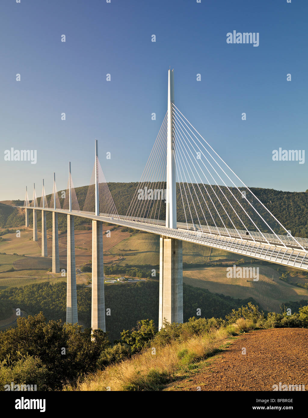 Il viadotto di Millau Foto Stock