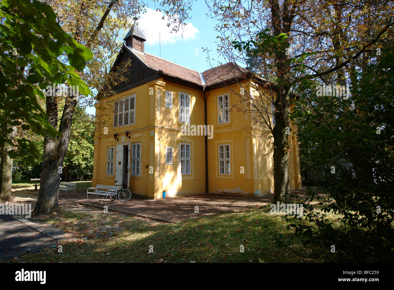 Villa Roma casa del pittore Jozsef Rippl-Ronai,, Kaposvar ( Kaposv r ), Ungheria Foto Stock