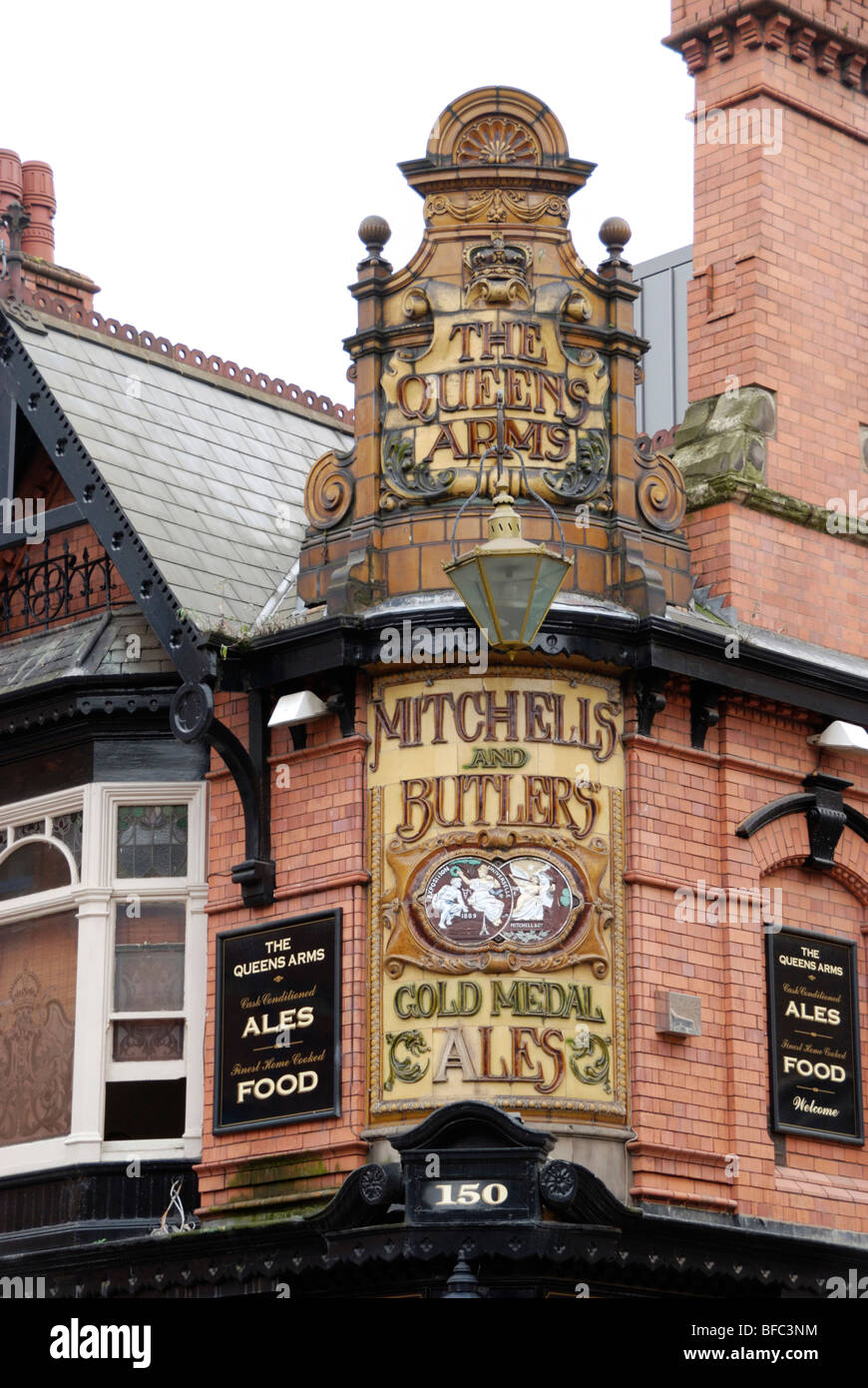 La Queens Arms pub in Newhall Street, Birmingham, West Midlands, England, Regno Unito Foto Stock