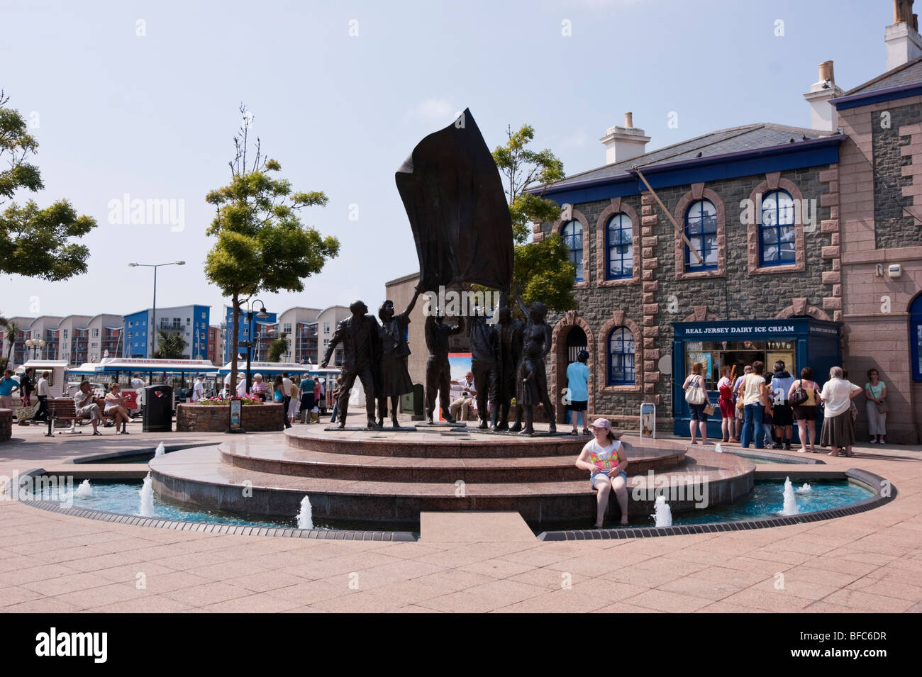 Jersey - Saint Helier Piazza Liberazione Foto Stock