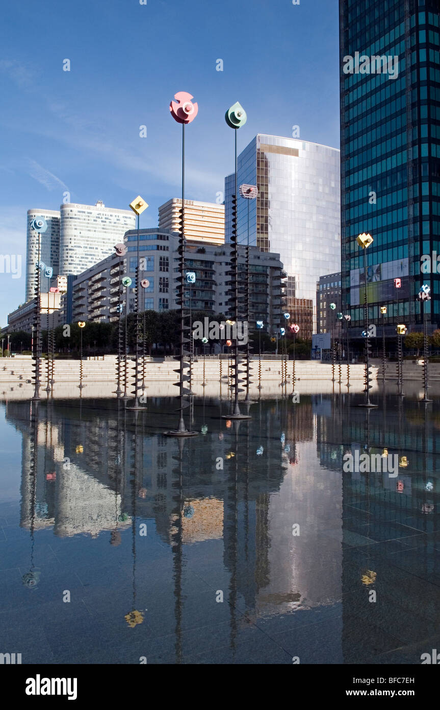Bassin Tarkis - la defense - Parigi - Francia Foto Stock