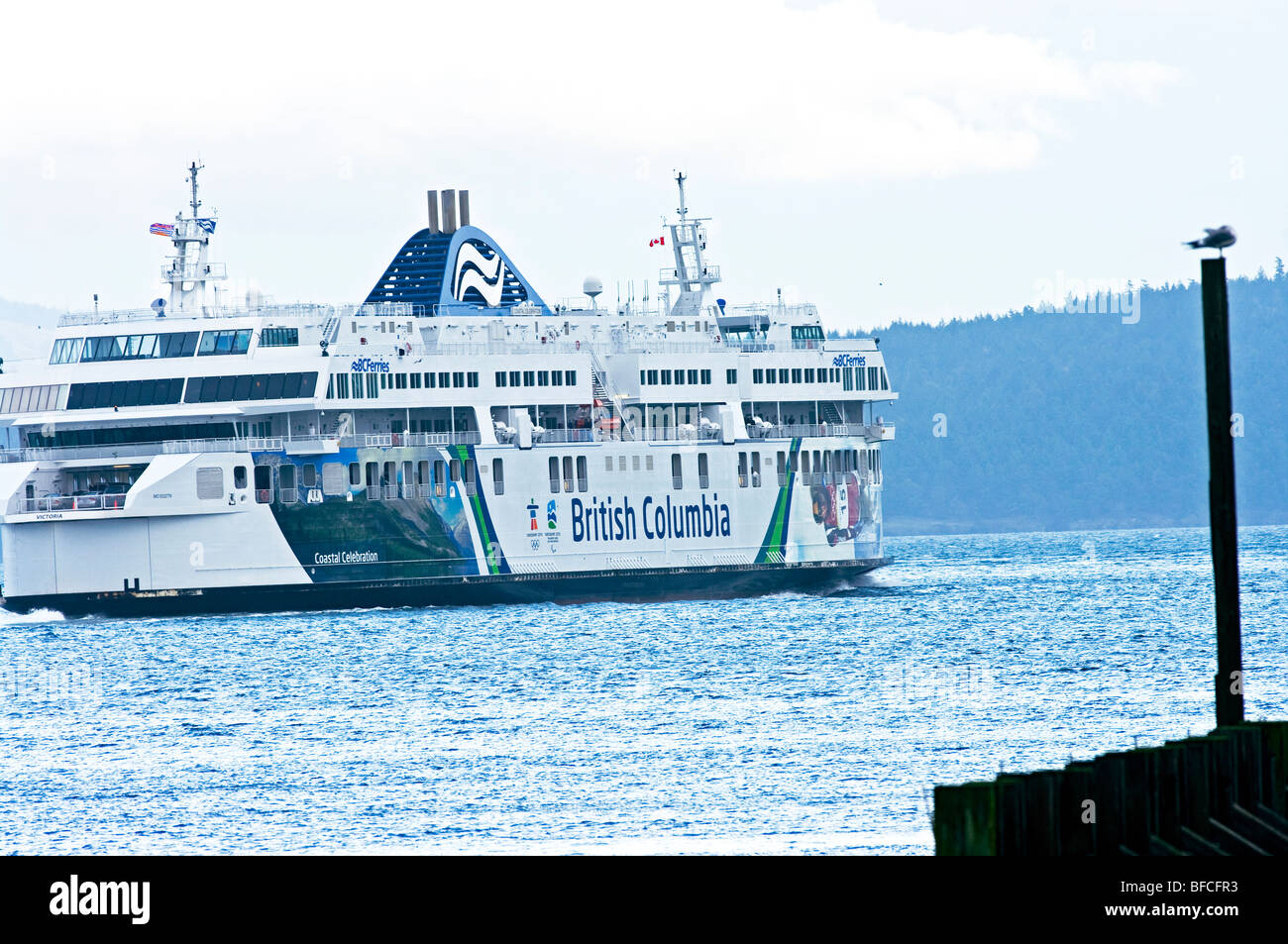 BC Ferry celebrazione costiera Foto Stock