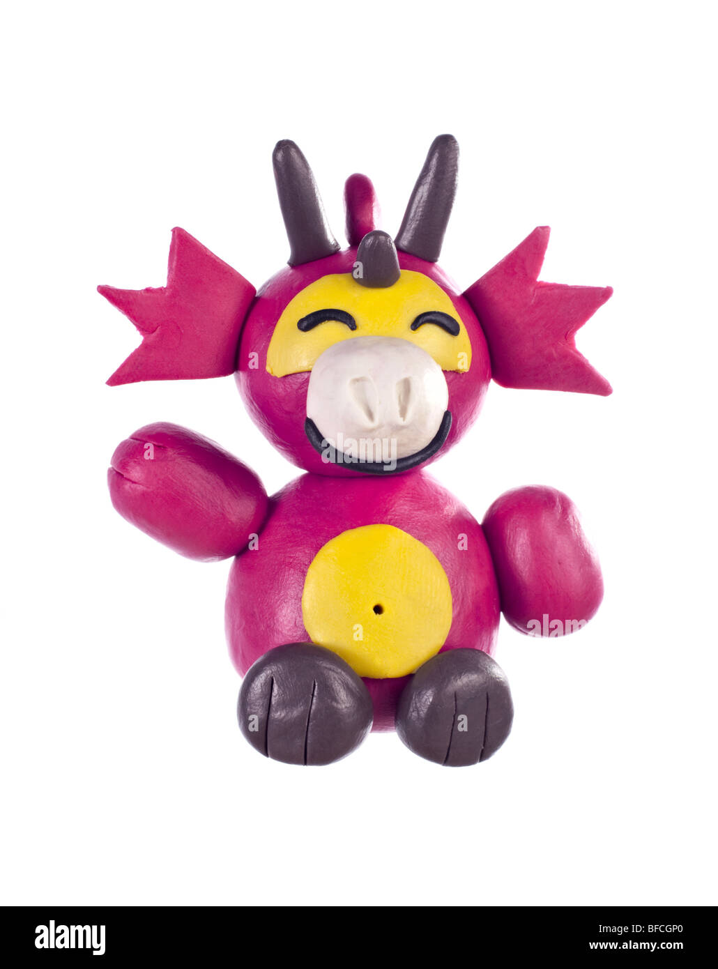 Simboli dell'oroscopo cinese. Plastilina dragon Foto Stock