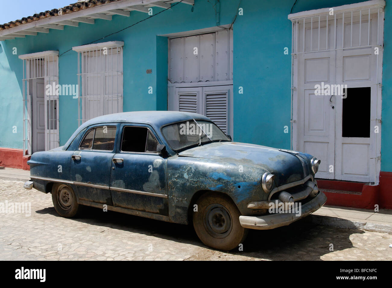 Trinidad street scene, Cuba Foto Stock
