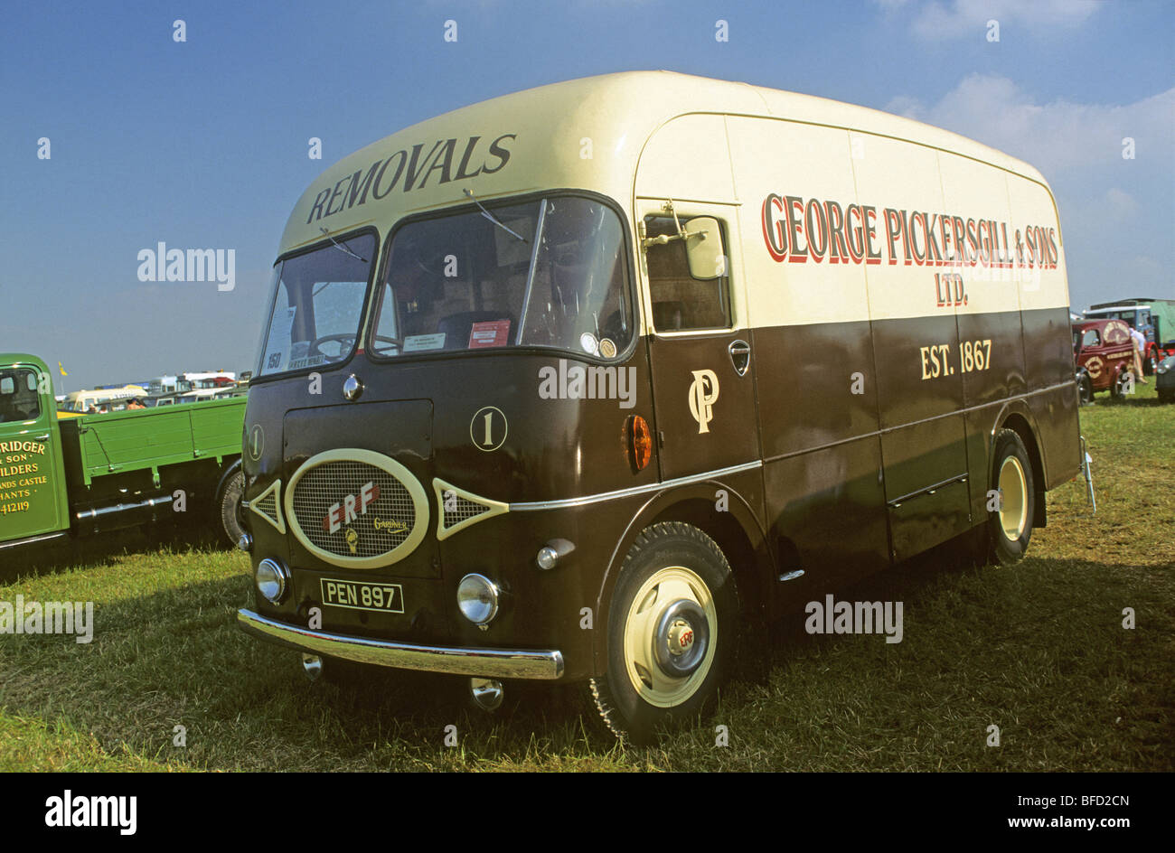 1962 erf van al 1991 grande dorset fiera del vapore, tarrant hinton, Dorset, Inghilterra Foto Stock