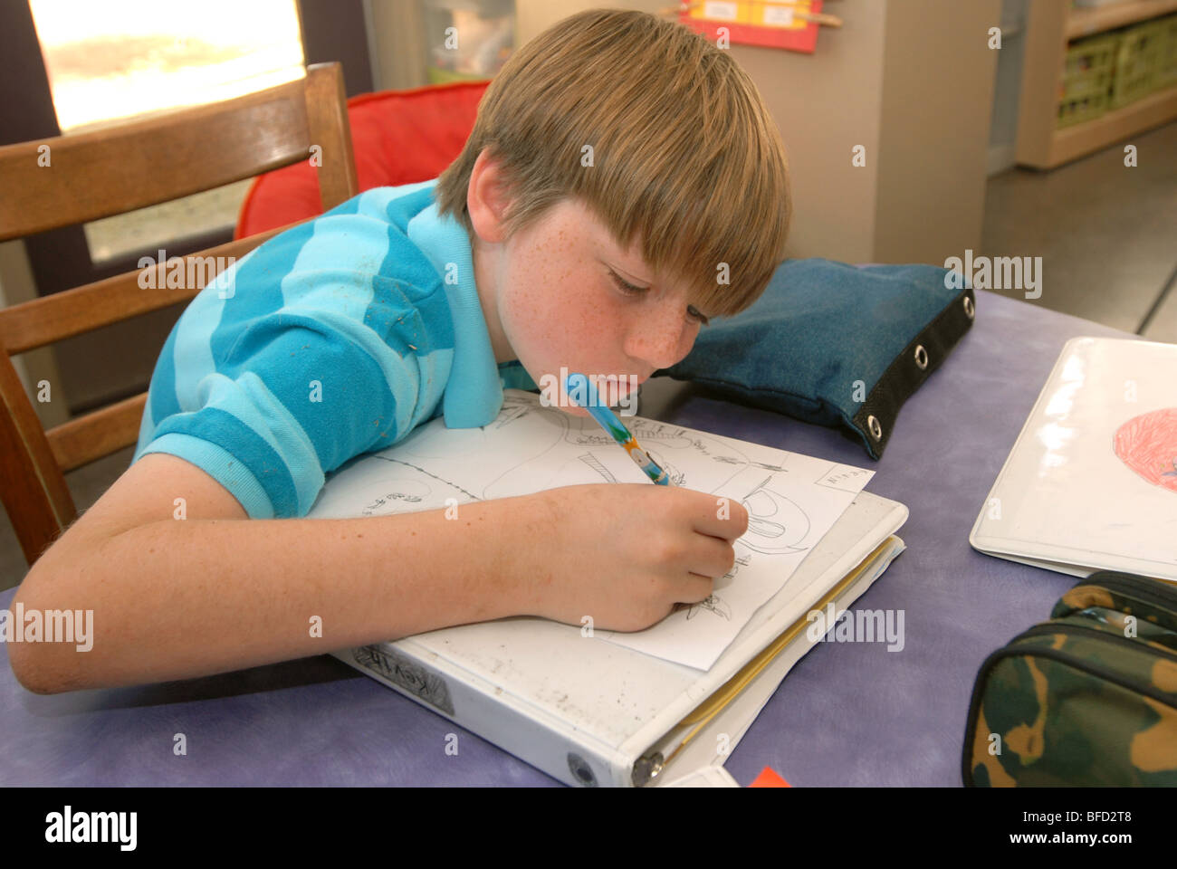 Civano comunità Scuola di Tucson, Arizona, USA, ha vinto il primo premio in un concorso nazionale come la scuola più verde in America. Foto Stock